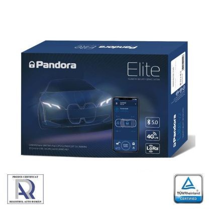 Pandora Elite V3 - alarma auto super FULL - PAGER + SMART prin GSM(4G) si pager 433Mhz, GPS de precizie maxima CarStore Technology