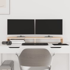 vidaXL Suport pentru monitor, 100x27x10 cm, lemn masiv de pin 813949