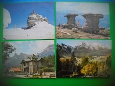 HOPCT LOT 3123 BUSTENI -PRAHOVA- 4 CARTI POSTALE-CIRCULATE