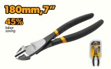 Cleste Taiere Diagonala Tolsen, 180mm, Putere Mare, Otel Forjat, Maner Cauciucat, Profesional