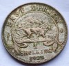 79. Moneda Africa de Est 1 shilling 1925 - Argint