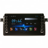 Navigatie BMW E46 AUTONAV Android GPS Dedicata, Model PRO Memorie 32GB Stocare, 2GB DDR3 RAM, Butoane Laterale Si Regulator Volum, Display 8&quot; Full-Tou