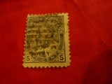 Timbru Canada 1903 Rege Eduard VII , 5C stampilat