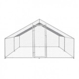 Cotet exterior din otel galvanizat pentru pasari 400x300x195cm