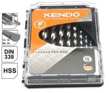 Set de burghie elicoidale pentru metal, HSS, 1-10 mm WeldLand Equipment