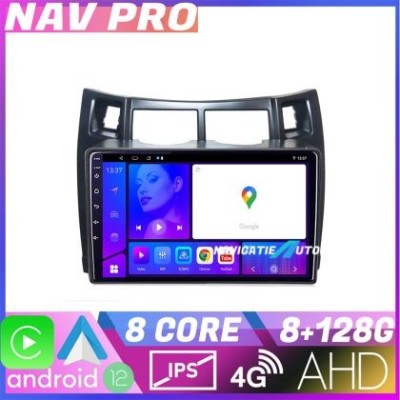 Navigatie Toyota Yaris 2008 2011 KIT YARIS08 EDOTEC-LITE Android Ecran 720P Octa Core 8 128 Carplay CarStore Technology foto