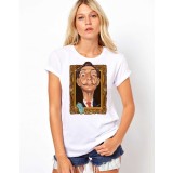 Tricou dama alb - Dali - Frame - L