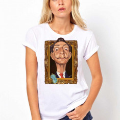 Tricou dama alb - Dali - Frame - L