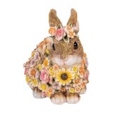 Cumpara ieftin Figurina Iepuras polirasina multicolora 19x12x18 cm