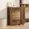 VidaXL Bufet cu sertar Lemn vechi 40 x 41 x 75 cm Lemn compozit 865062