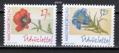 UNGARIA 1999, Flora, serie neuzată, MNH
