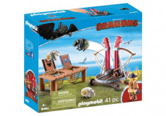 Playmobil Dragons - Gobber si lansatorul de oi foto