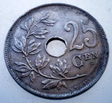 7.558 BELGIA 25 CENTIMES 1913 BELGIE, Europa, Cupru-Nichel