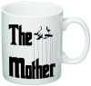 Cana alba personalizata The Mother INOVATIX&reg;, 330ml, ceramica, sublimare, cadou soacra, zi femei, cutie cadou