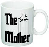 Cana alba personalizata The Mother INOVATIX&reg;, 330ml, ceramica, sublimare, cadou soacra, zi femei, cutie cadou