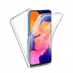 Husa 360 de grade Samsung Galaxy S24 silicon fata spate Transparenta