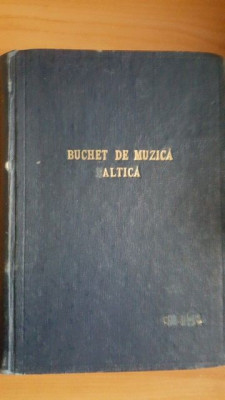 Buchet de muzica psaltica- Anton V. Uncu 1951 foto
