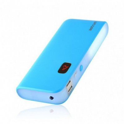 Power Bank Astrum PB140 10000mAh 2A + Lanterna Li-Ion Albastru foto