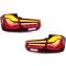 Set lampa spate BMW Seria 3 (F30), 01.2012-12.2019 model SEDAN, partea stanga, dynamic indicator; cu animatii; LED+OLED; rosu; TUNING; interior, exte