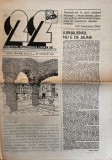 Revista 22 nr 32 august 1991 almanah 42x30 cm 12 pagini romana buna coperti brosate
