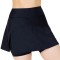Fustă Fitness cu Pantalon Scurt Integrat - XS - Negru