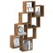 vidaXL Raft de perete cub, lemn vechi, 90x15x119,5 cm, lemn prelucrat 856596