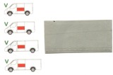 Segment reparatie panou lateral Mercedes Sprinter 209-524 07.2006-10.2013, Vw Crafter (2e) 12.2005-2017 , partea Stanga, Superioara , Metal,Segment L
