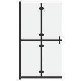 Cumpara ieftin Perete de dus walk-in pliabil, 100x190 cm, sticla ESG mata