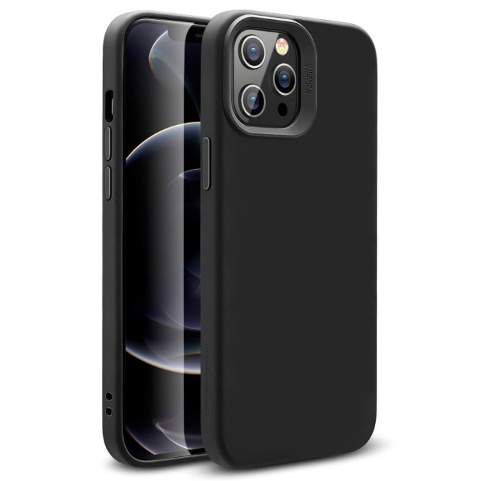 Husa TPU ESR Cloud HaloLock pentru Apple iPhone 12 Pro Max, Neagra