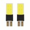 Set 2 Becuri Led W5W T10 Rosu Smd Silicon