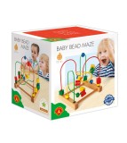 Jucarie educativa pentru bebelusi, Labirint cu Margele