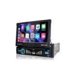 Radio MP5 Player auto 1DIN cu ecran retractabil manual 7 inch Android 13, 4GB RAM, 64GB, CarPlay si Android Cod: JM3003