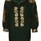 Bluza tip camasa dama RV, marime XL, verde/auriu