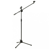 Stativ microfon trepied cu suport cu clemă dublă, vidaXL