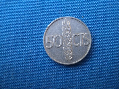 50 CENTIMOS 1966 -FRANCO / SPANIA foto