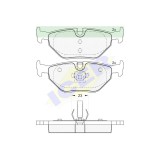 Set placute frana Punte Spate Icer Spania; BMW Seria 3 1990-2000; E46 1998-2006; Z4; Rover/MG, 75 1999-2005; Rover/MG ZT, Saab 9-5, 1997-2010;
