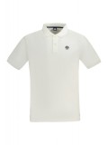 Cumpara ieftin Tricou polo barbati, cu mini logo brodat, Regular fit, Alb, S