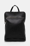 Answear Lab ghiozdan de piele femei, culoarea negru, mare, neted