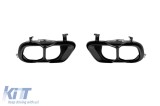 Set de capete negre tip M Performance Design Design potrivit pentru BMW X7 G07 LCI dupa 2023 Performance AutoTuning