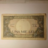 Di 07 Bancnota una mie lei 1943 circulata.