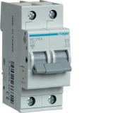 Siguranta automata 10A 2P Curba C 6ka Hager MC210A