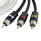 XAV175 Cablu RCA A V Ampire pe 3 canale, 175cm
