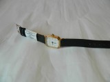Ceas de dama vintage Maurice Lacroix ,placaj auriu , elvetian, Analog, Metal necunoscut, Piele
