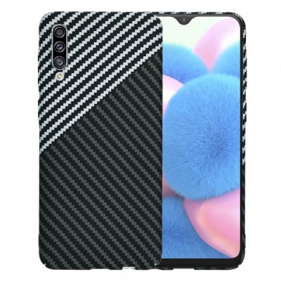 Husa pentru Samsung Galaxy A50s A507 / A30s A307 / A50 A505, Techsuit, Carbonite FiberShell, Gri foto