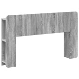 vidaXL Tablă de pat cu sertar cu depozitare Sonoma gri Lemn prelucrat 8001207