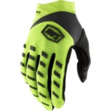 Manusi cross/atv 100% Airmatic galben fluorescent/negru marime 2XL