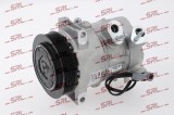 Compresor AC nou Dodge Caliber 12; Jeep Compass, Patriot, motor: 1.8, 2.0, 2.4, 2.4 T, tip Denso: 6SEU16C, Diam. fulie 120, SRLine, 55111610AA;