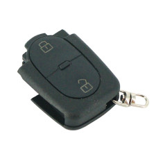 Carcasa cheie tip briceag Audi, partea superioara, cu model cu 2 butoane, pentru baterie CR1616, fara buton panica foto