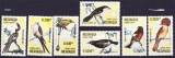 DB1 Fauna Pasari Nicaragua 7 v. MNH, Nestampilat