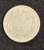 Moneda 2 lei 1924 fără semn monetărie